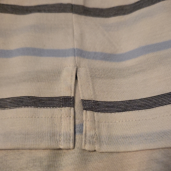 Bobby Jones Men's Polo with Blue and White Stripes - Picture 6 of 7